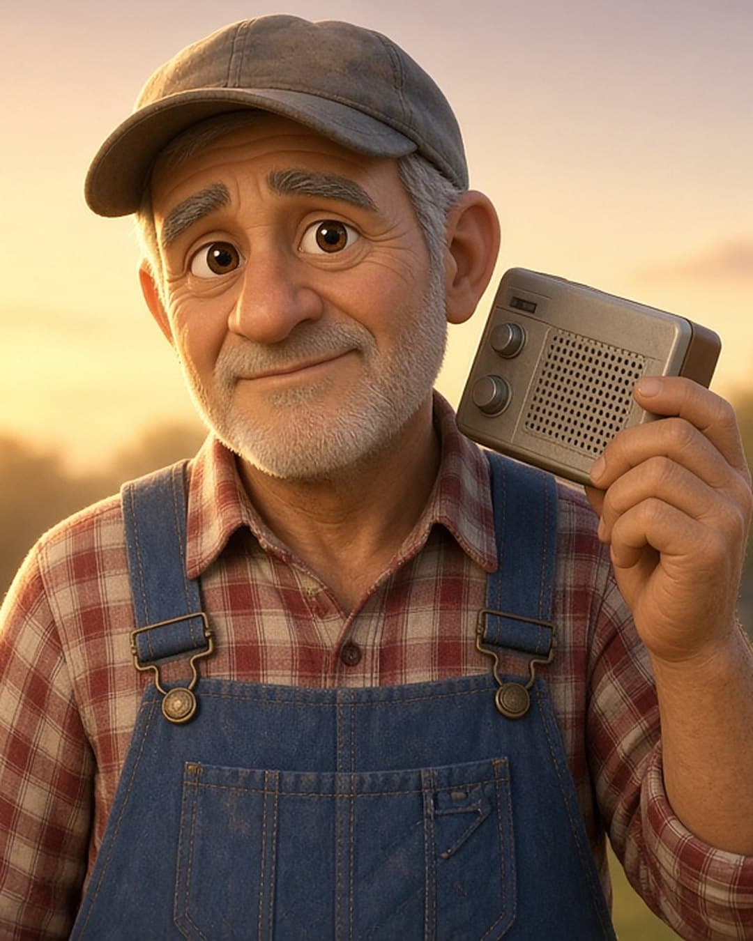 Retrato de Anselmo, personaje de Detectives del Área