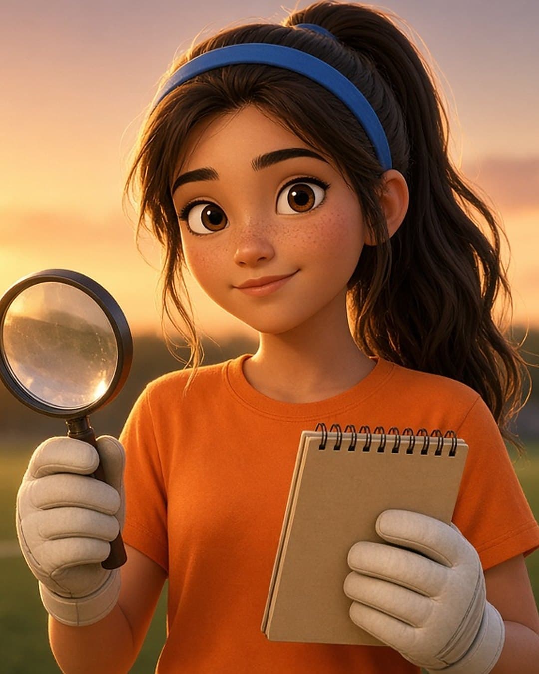 Retrato de Nora Saiz, personaje de Detectives del Área